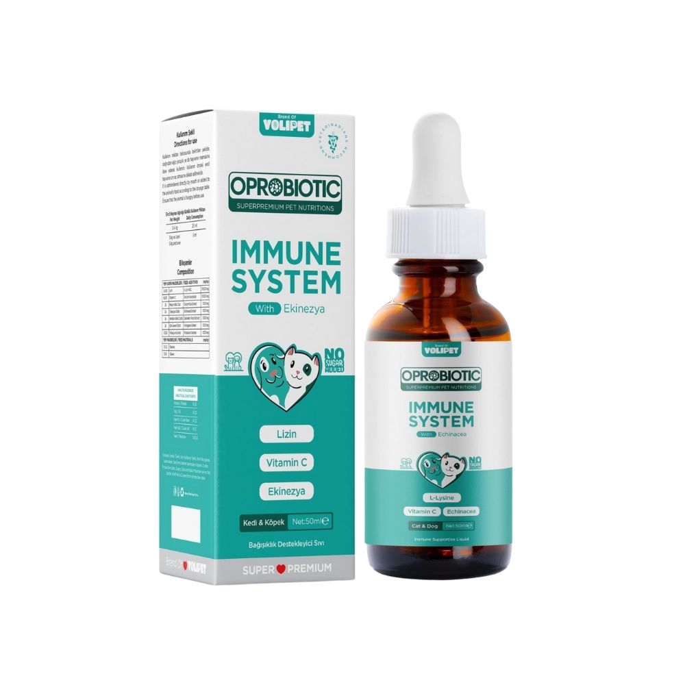 resimler/genel/Oprobiotic Kedi ve Köpekler İçin Immune System Bağışıklık Damlası 50ml (KEDİ KÖPEK BAĞIŞIKLIK DESTEKLEYİCİ)